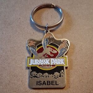 Jurassic Park Keychain